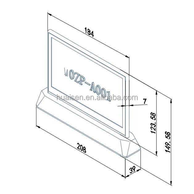 FCC Certified Flip Up Monitor LCD PC Screen OEM