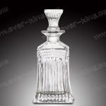 Transparent Luxury Spirits Tequila Square Bottle