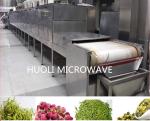 Industrial Microwave Dryer , Rose Bud / Jasmine Flower Drying Fixing Machine