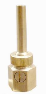 Quality Adjustable Brass Fountain Nozzle Singe Jet Series With Adjustable Valve wholesale