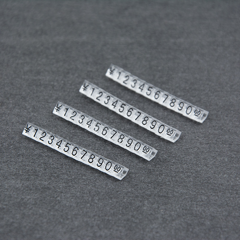 Jewelry Shop Golden Price Tag Holder , Durable Small Price Tags For Jewellery