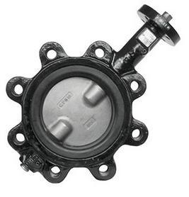 Quality OEM Ductile Iron Centerline Butterfly Valves , Lug Style Butterfly Valve wholesale