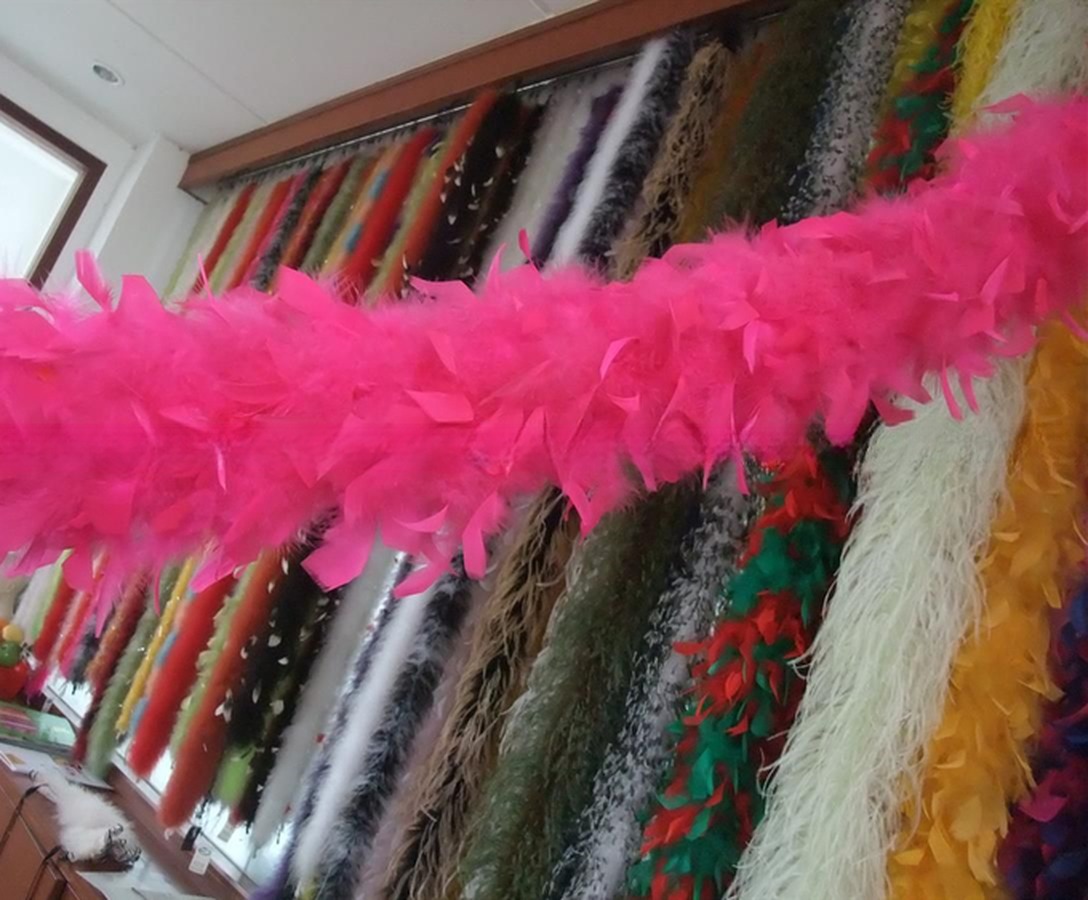 Dyed Marabou And Turkey Feather Boa Event Party Supplies 2 Yards