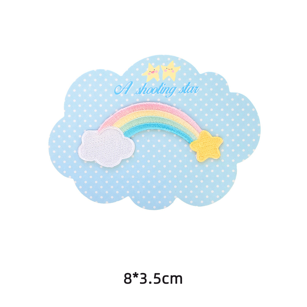 Heat Press Custom Badge Embroidery Patch Iron On Patch Applique For Clothing