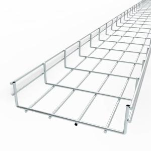 Quality ISO9001 Stainless Steel Wire Cable Tray Powder Coated / Electro Galvanized wholesale
