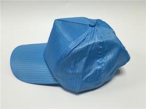 Quality Static Dissipative ESD Safe Clothing ESD Hat Unisex Design With Buckle For Size Adjustment wholesale