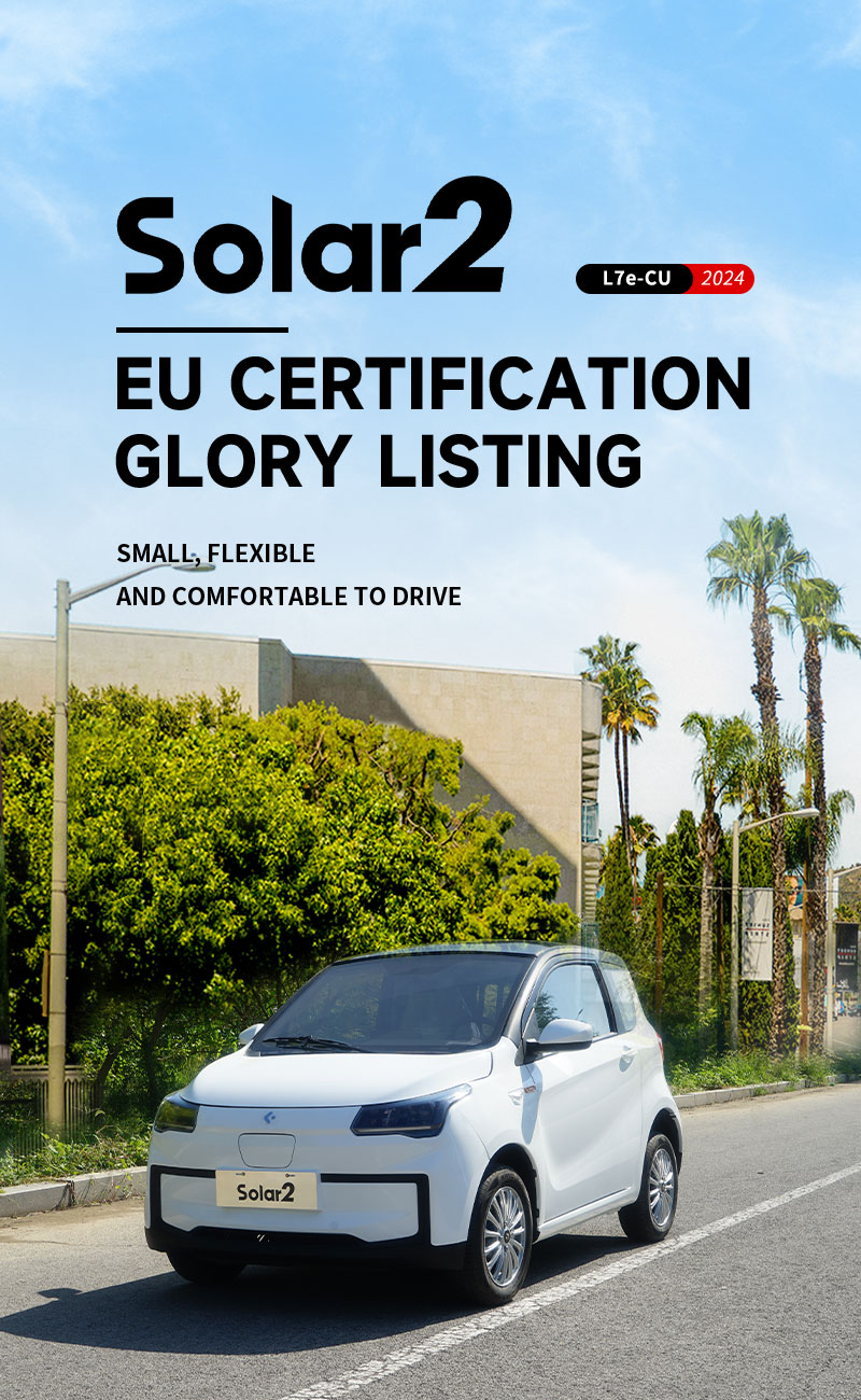 2024 Blaval L7e Certified Mini Electric Car EEC Solar Power Charged New Energy Vehicle