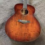 Custom 43 Inch KOA Wood Jumbo Acoustic Guitar with BB Band Electronic