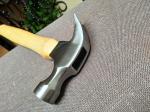16oz American Type Steel Claw Hammer with Natural Color Wooden handle and Grade