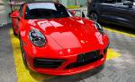 Red Chrome Car Wrap Film Slideable Bubble Free Scratch Resistant