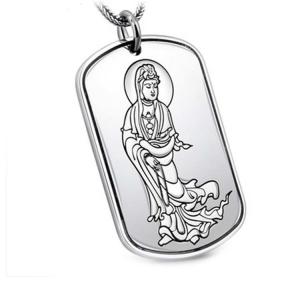 Quality 925 Silver Wheat Chain with Sterling Silver Dog Tag Engraved Words(N6030805) wholesale
