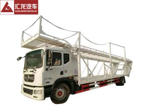 China Double Layer Car Carrier Trailer , Vehicle Carrier Trailer Hydraulic Lifting System on sale