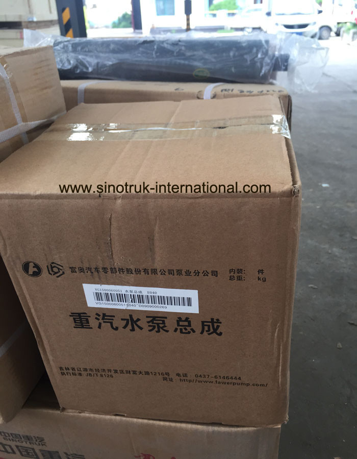 SINOTRUK Truck Spare Parts Water Pump Assembly VG1500060051