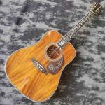 Custom 41-inch all-KOA wood ebony fingerboard, dreadnought, D45 Martin style,