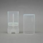 Translucent Lip Balm Tube Plastic Deodorant Oval Bulk Chapstick Tubes