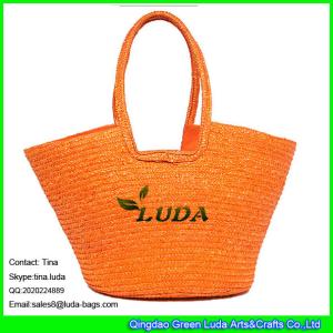 Quality LUDA supplied best handbags wheat straw plaited straw tote bag wholesale