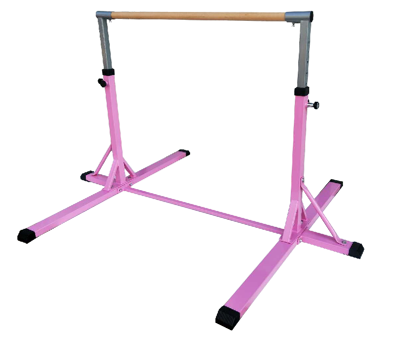 Customized Logo Availabled Ash Wood and Iron Gymnastics Kids Horizontal Bar for Home
