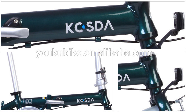 Foldable 27 Speed 14 Inch Carbon Steel Frame Bike
