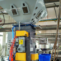 Multiple Materials Gravimetric Dosing Mixing System Batch Blender For Plastic