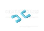 Inner Diameter 6 Mm Rubber Tube Hose Double Blend Blue For Industrial Equipment