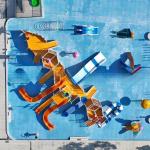 Fiberglass Large Water Park Pirate Ship Equipment Customized