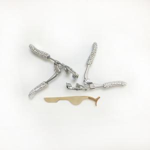 Quality Stainless Steel Beauty Makeup Tools Sparkling Diamond Eyelash Curler wholesale