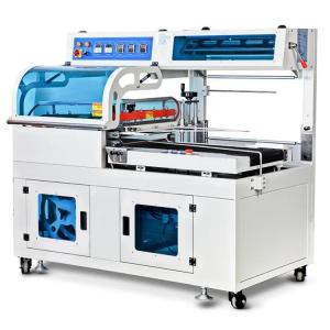 China 15-30pcs/Min Shrink Tunnel Wrapping Machine For Bottles Pvc Shrink Film Making on sale