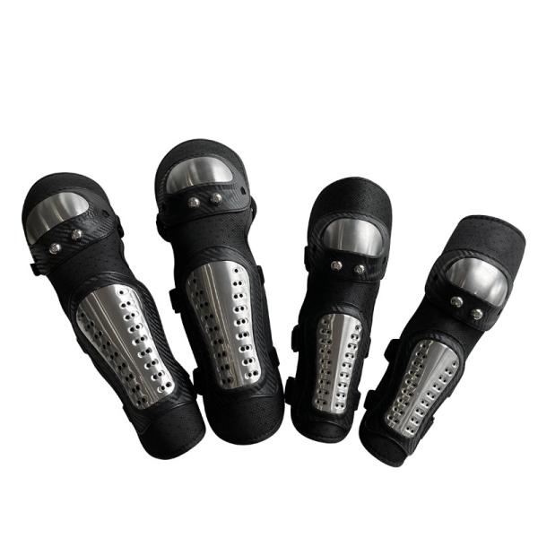 Customized Colors Motorcycle Riding Stainless Steel Protective Gear Knee Elbow
