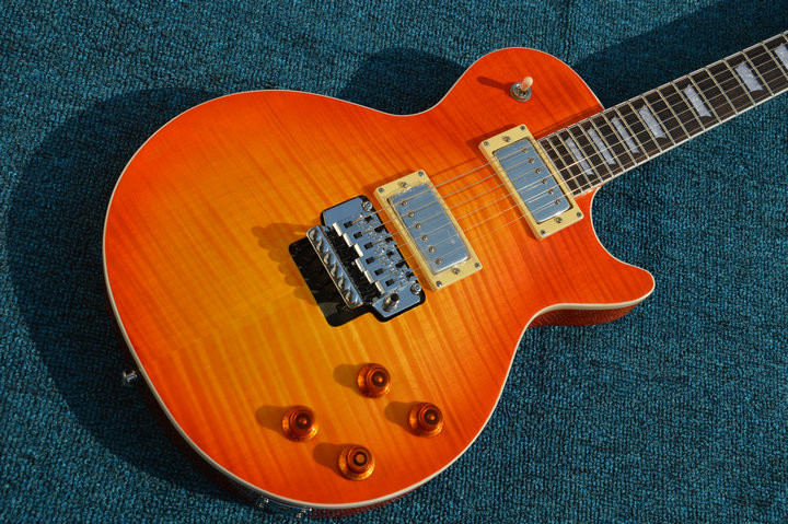 FLOYED ROSE cool LP free shopping custom-made electric guitar ebony fretboard mahogany body and neck