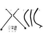 Lightweight Metal C Frame Chair Stand 18.5LBS Outdoor C Hammock Frame Stand