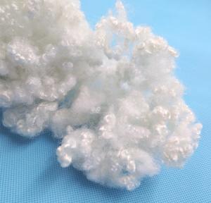 Quality recycled grade HCS polyester staple fiber raw white in 15Dx51MM wholesale