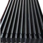 Black Color PVC Roof Tile Glazed Colored Corrugated Roofing Sheet Tiles