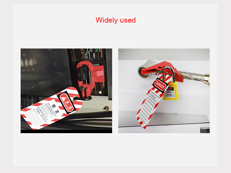 Rewritable Safety tags from laminated PVC Suitable to Overhaul of lockout-tagout equipment