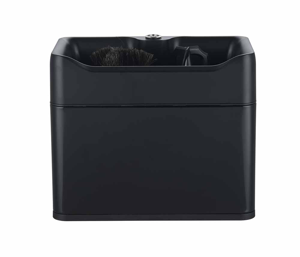 Commercial Electric Coffee Portafilter Cleaner with 2.0L Drum Capacity and 12V Power