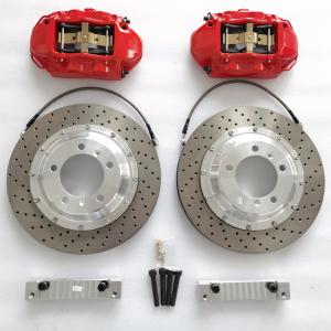 Quality Metal 4 Pot Brake Kit Brembo GT4 355*28mm Drilled For Porsche 987 Rear wholesale