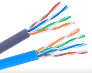 Quality Indoor Wiring Unshielded UTP 305m CCA CAT5e Lan Cable 24 Awg Ethernet Cable wholesale