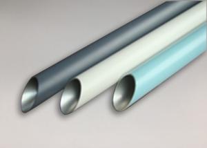 Quality High Intensity Aluminium Tube Profiles Bright Silver Anodized Weather Resistance wholesale