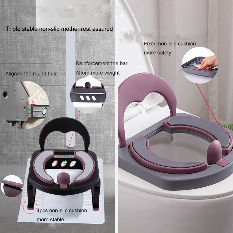 Ocean Blue Oriental Cherry Baby Potty Seat with Customized Logo