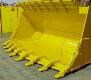 Quality Alloy Steel Loader Bucket Side Cutters For LETOURNEAU L1850 wholesale