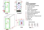 Small Cleanroom Air Shower For 1 Person Narrow Area With Powder Coated Steel