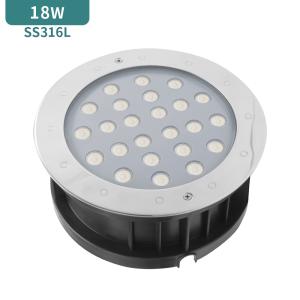 Quality 6500k IP68 ERP Waterproof Led Underground Light 18W IK10 wholesale