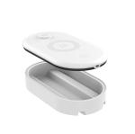 Multifunctional UV disinfection box with folding wireless charger for smart