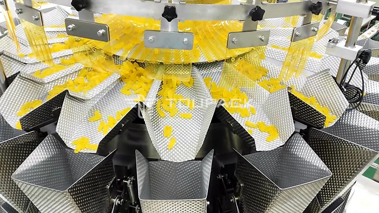 Automatic Counting Filling Packaging Machine For Pillow Bag Premade Doypack Gummy Bear Candy