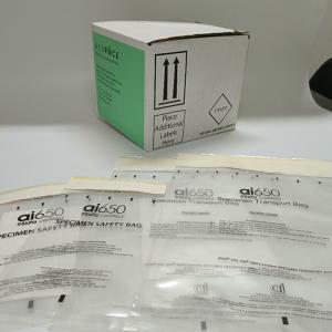 Quality Yellow Zipper Polyethylene 95kPa Specimen Bags Sample Adsorption Adhesive wholesale