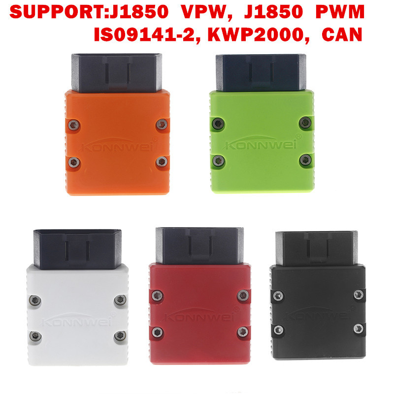 Waterproof Konnwei Car Diagnostic Scanner AUTEL KW902 Wifi Obd2 Gps Tracker 0.77w 1w 12v