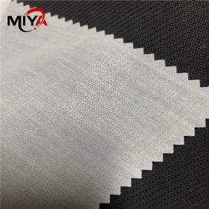 Quality C8505S Polyester 155gsm Fusible Interlining Fabric wholesale