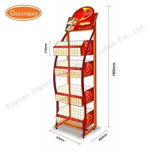 Quality Supermarket Chocolate Chip Display Rack Steel Display Stand wholesale