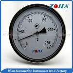 - 60~600°C Bimetallic Stemmed Thermometer , High Temperature Gauge Thermometer