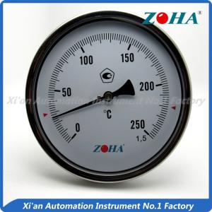 Quality - 60~600°C Bimetallic Stemmed Thermometer , High Temperature Gauge Thermometer wholesale