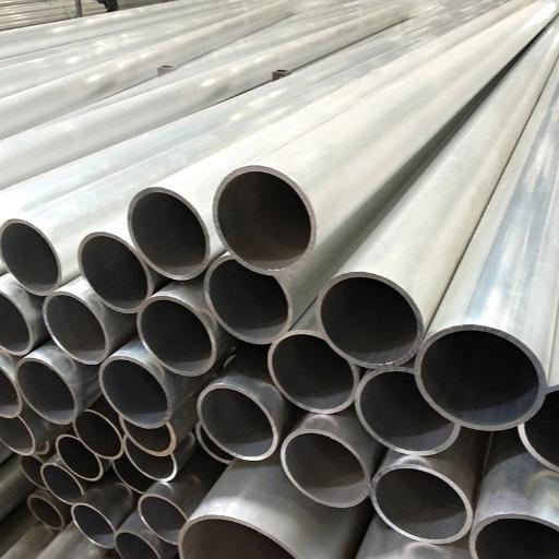 Industrial Pure Aluminium Pipe 1050 1060 SCH 40 Polished Silver Round For
